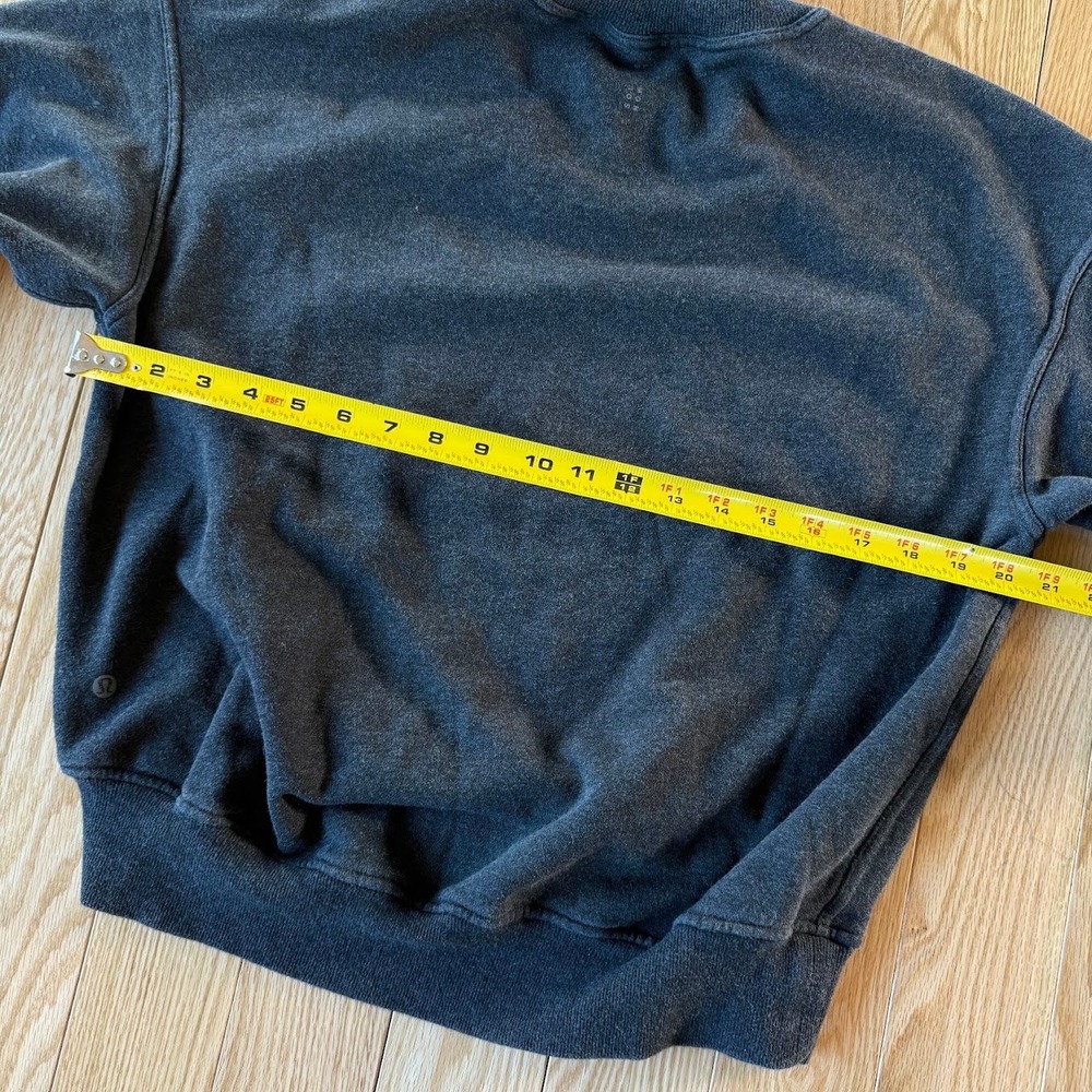 Lululemon x SoulCycle To The Beat Gray Grey Splatter Crewneck Womens Medium? - Picture 8 of 9